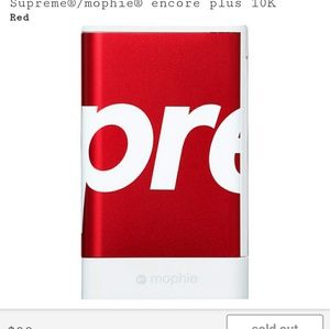 Supreme Accessories - Supreme mophie encore plus 10k charger Supreme Accessories - Supreme mophie encore plus 10k charger